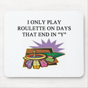 Tapis De Souris Plaisanterie de joueur de ROULETTE