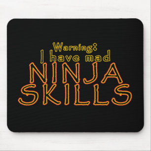 Tapis De Souris Plaisanterie drôle Mousepad de Ninja