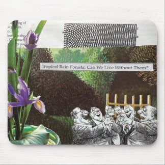 Tapis De Souris Plaisanterie politique drôle Forêt Changement clim