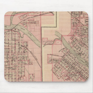 Tapis De Souris Plan de Cedar Falls 2