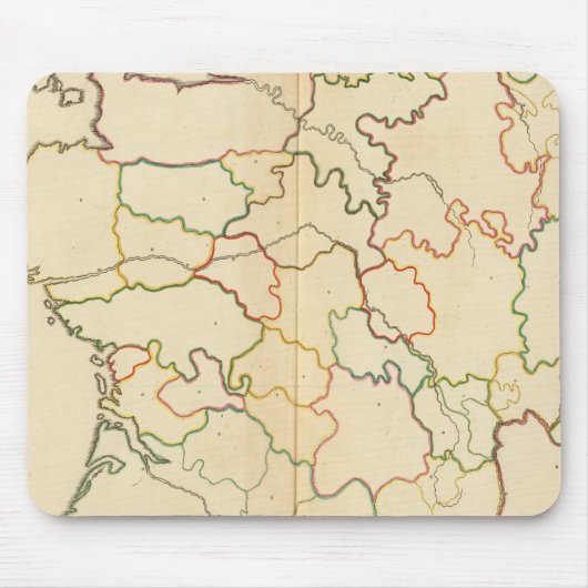 Tapis De Souris Plan de France Rivers (Devant)