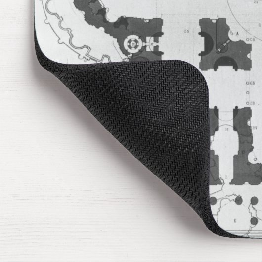 Tapis De Souris Plan de la basilique de St Peter (Coin)