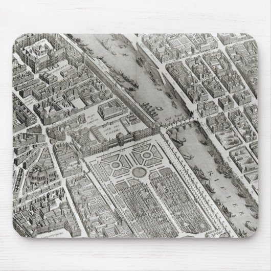 Tapis De Souris Plan de Paris, connu sous le nom de 'Plan de (Devant)