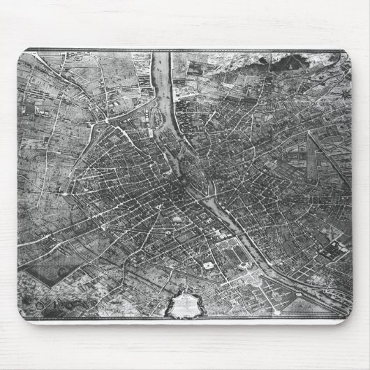 Tapis De Souris Plan de Paris, connu sous le nom de 'Plan de (Devant)