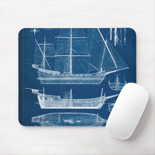 Tapis De Souris Plan d'expédition antique I (Avec souris)