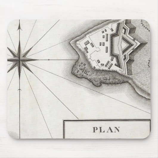 Tapis De Souris Plan du fort Niagara (Devant)