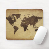Tapis De Souris Plan du monde antique 3 (Avec souris)