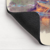 Tapis De Souris Plan flottant du parc national Décollage du lac (Coin)