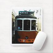 Tapis De Souris Plan rapproché de tram de Lisbonne (Avec souris)