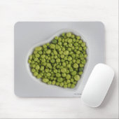 Tapis De Souris Plan rapproché des cailloux verts dans une cuvette (Avec souris)