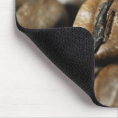 Tapis De Souris Plan rapproché des grains de café (Coin)