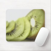 Tapis De Souris Plan rapproché des tranches de kiwi (Avec souris)