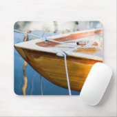 Tapis De Souris Plan rapproché sur attaché le bateau (Avec souris)