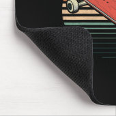 Tapis De Souris Planche à roulettes drôle de longboard exécutant d (Coin)