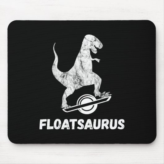 Tapis De Souris Planche à roulettes électrique Float T-rex Saurus  (Devant)
