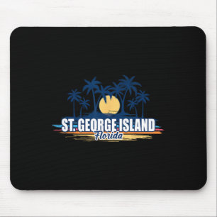 Tapis De Souris Planche de surf rétro de l'île St George en Florid