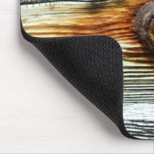 Tapis De Souris planches rouillées de bois flotté (Coin)