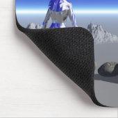 Tapis De Souris Planète Androïde-bleue (Coin)