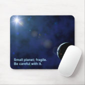 Tapis De Souris Planète fragile (Avec souris)