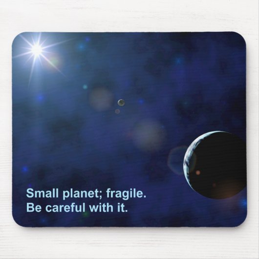 Tapis De Souris Planète fragile (Devant)
