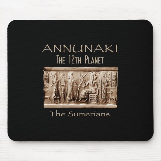 Tapis De Souris Planète Nibiru d'ANNUNAKI 12ème (Devant)