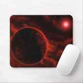 Tapis De Souris Planète volcanique (Avec souris)