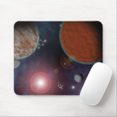 Tapis De Souris Planètes (Avec souris)