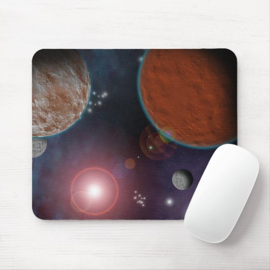 Tapis De Souris Planètes (Avec souris)