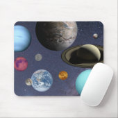 Tapis De Souris Planètes du système solaire (Avec souris)