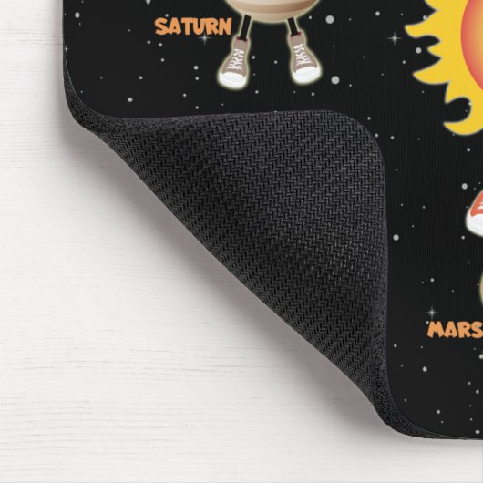 Tapis De Souris Planets and The Solar System (Coin)