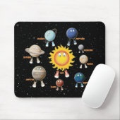 Tapis De Souris Planets and The Solar System (Avec souris)