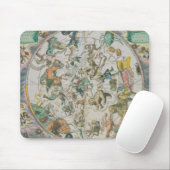 Tapis De Souris Planisphere céleste montrant les signes du Zod (Avec souris)