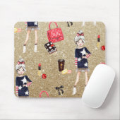 Tapis De Souris Planner Girl mousepad (Avec souris)