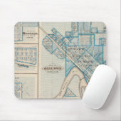 Tapis De Souris Plans d'Ottumwa, Russell, Scranton (Avec souris)