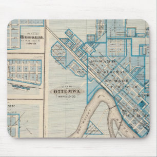 Tapis De Souris Plans d'Ottumwa, Russell, Scranton