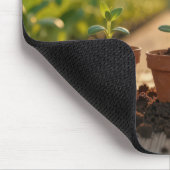 Tapis De Souris Plant de serre en pot de terre cuite (Coin)