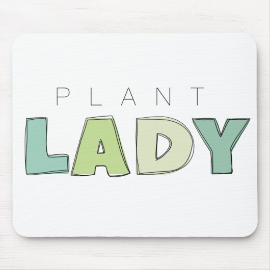 Tapis De Souris Plante Lady Mousepad (Devant)