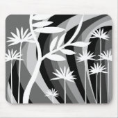 Tapis De Souris Plante noir et blanc (Devant)
