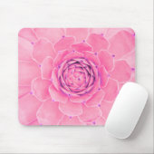 Tapis De Souris plante succulent rose (Avec souris)