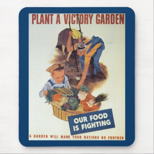 Tapis De Souris Planter un jardin de la victoire