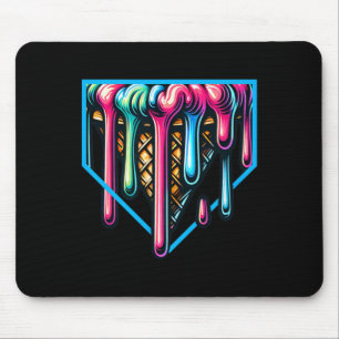 Tapis De Souris Plaque D'accueil Drip - Glace Douce Et Vendre