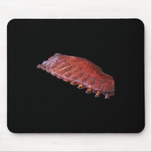 Tapis De Souris Plaque de côtes de porc BBQ