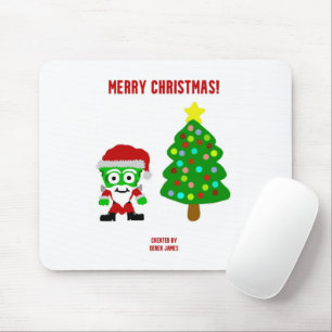 Tapis De Souris Plaque de la souris FrankenCheese de Noël