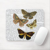Tapis De Souris Plaque de papillon 4 (Avec souris)