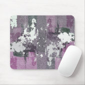 Tapis De Souris Plaque de peinture violette Abstraite Art (Avec souris)