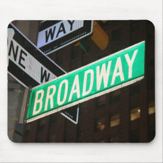 Tapis De Souris Plaque de rue de Broadway