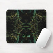 Tapis De Souris Plaque de souris Abstraite, fragmentée et monogram (Avec souris)