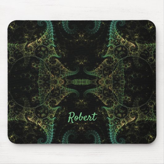 Tapis De Souris Plaque de souris Abstraite, fragmentée et monogram (Devant)