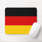 Tapis De Souris Plaque de souris avec Drapeau de l'Allemagne (Avec souris)