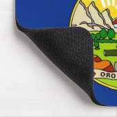 Tapis De Souris Plaque de souris avec Drapeau du Montana State - U (Coin)
